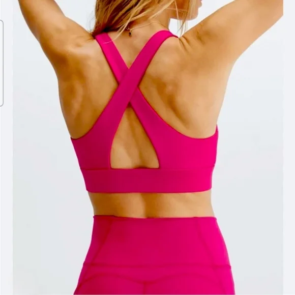 Fabletics Pink Oasis Bra - Picture 3 of 10